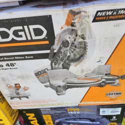 Ridgid 12” Mitter Saw New 