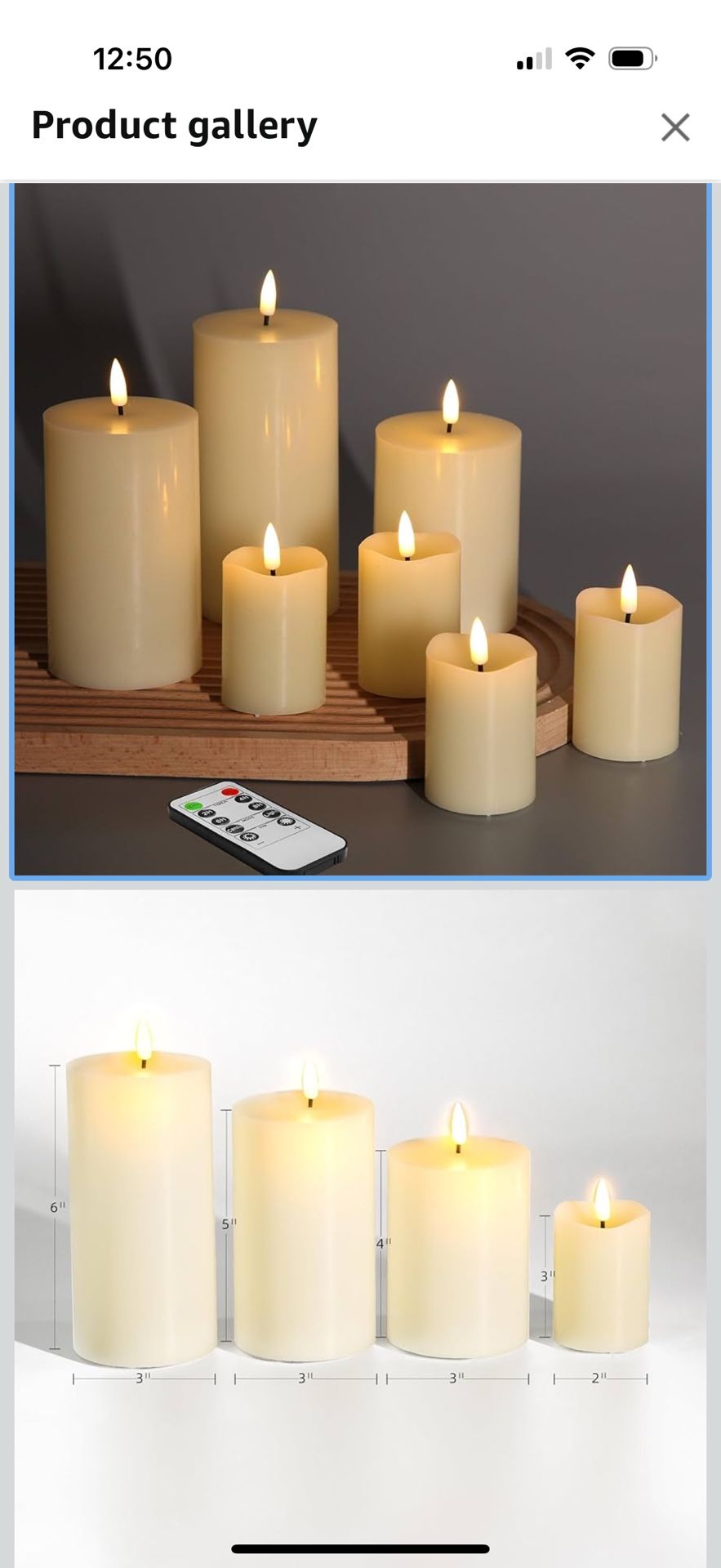 e Flameless Votive Pillar Candles with Remote