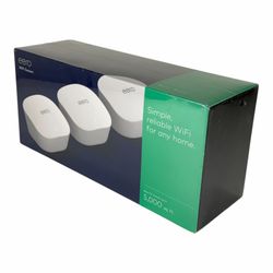 eero - AC Dual-Band Mesh Wi-Fi 5 Whole Home System (3-Pack) - White - SEALED