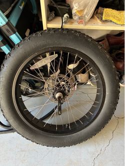 Pedego Element Ebike Bike Front Wheel Hub, Brakes & 4” Fat Tires