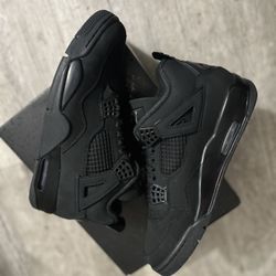 nike air jordan 4 black cat size 11 12 deadstock ds brand new og all included 