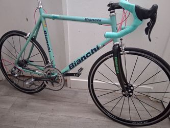 Bianchi Road Bike Celeste Green
