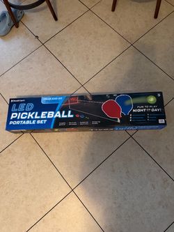 LED Portable Pickleball Set