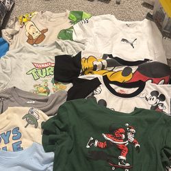 4/5/6 characters t-shirts