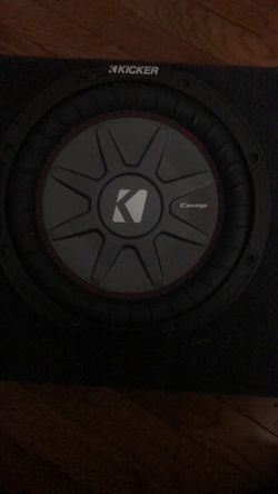 Kicker Comp Subwoofer in Enclosure