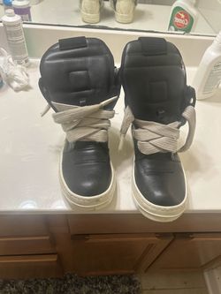 Size 10 rick Owen geo baskets