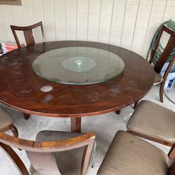 Dining table with chairs