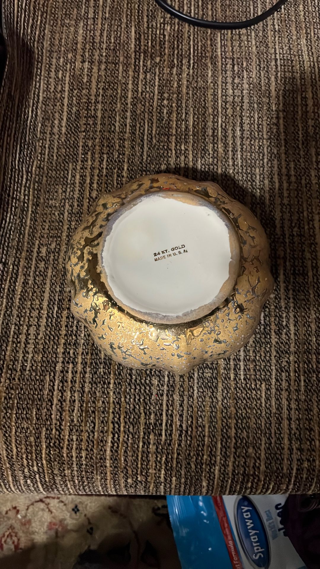 24k GOLD Collectors Bowl