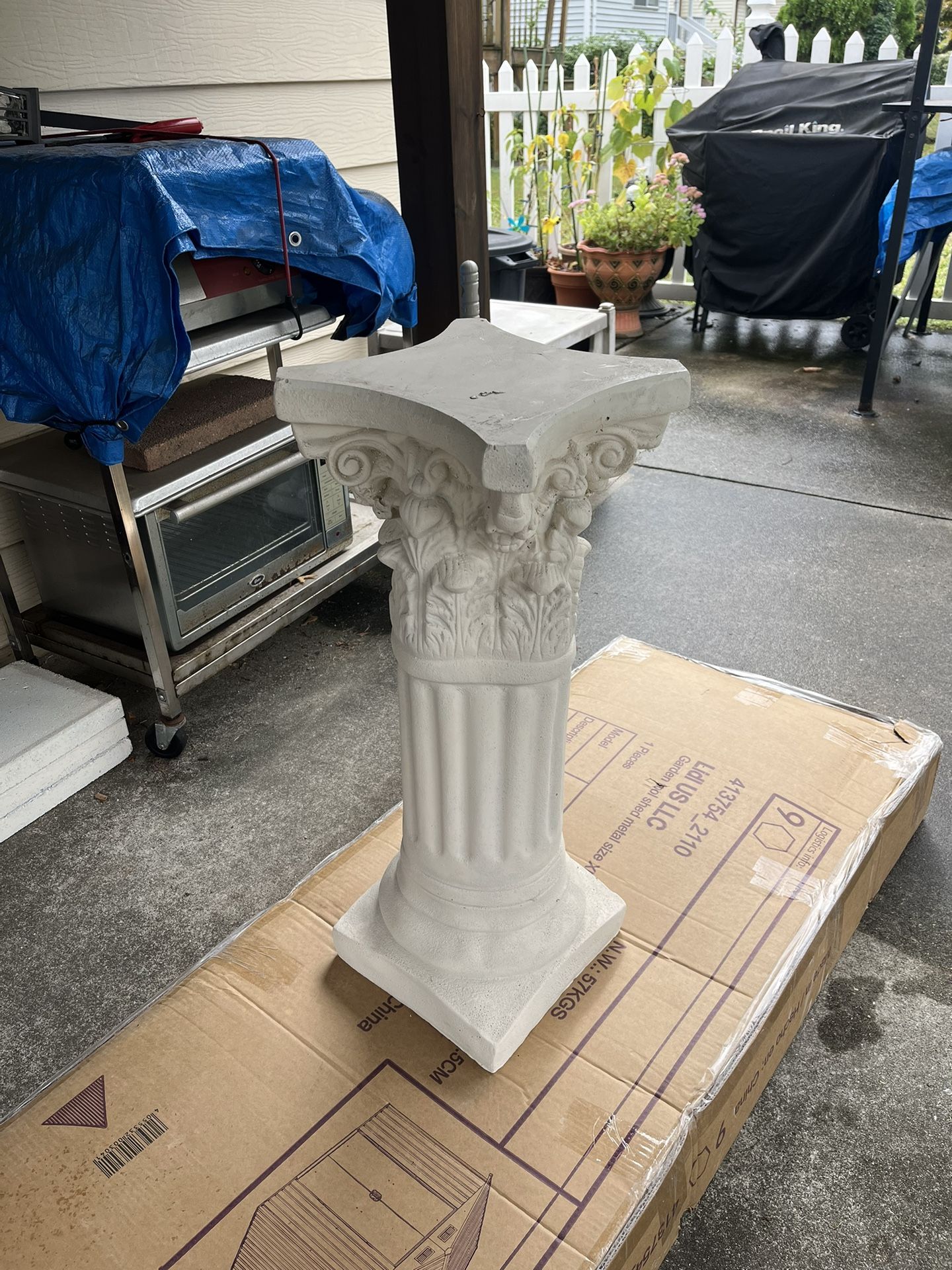 Pedestal Column Plant Vase Stand