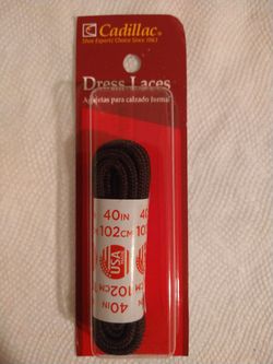 Unisex Shoe Laces Cadillac Dress BROWN Pair 40 inches Free Shipping