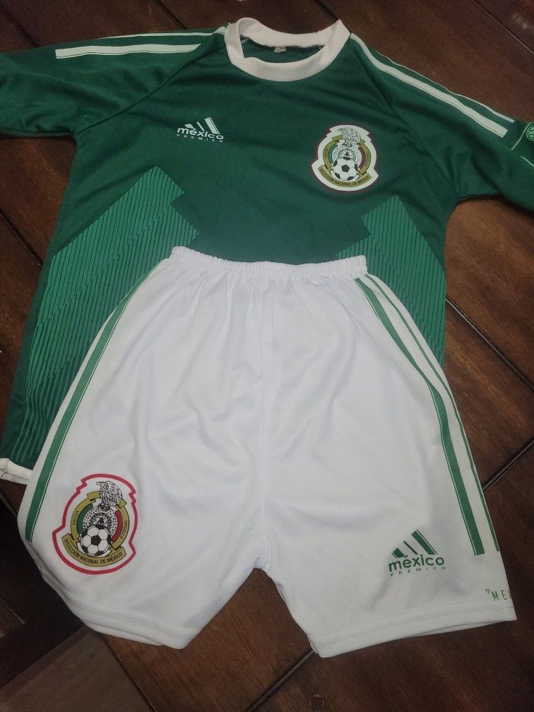 Kids Mexico Soccer Uniform
