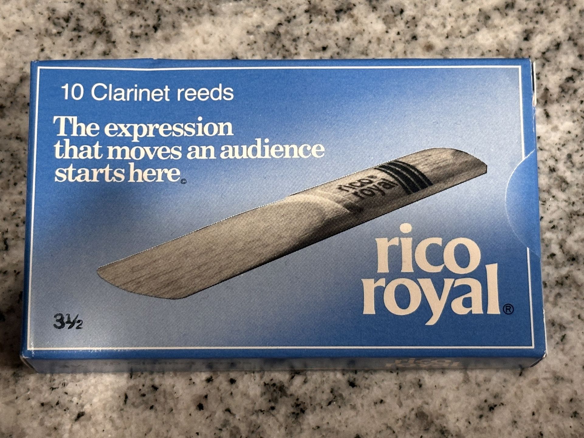 Rico Royal Clarinet Reeds 3 1/2 (free)