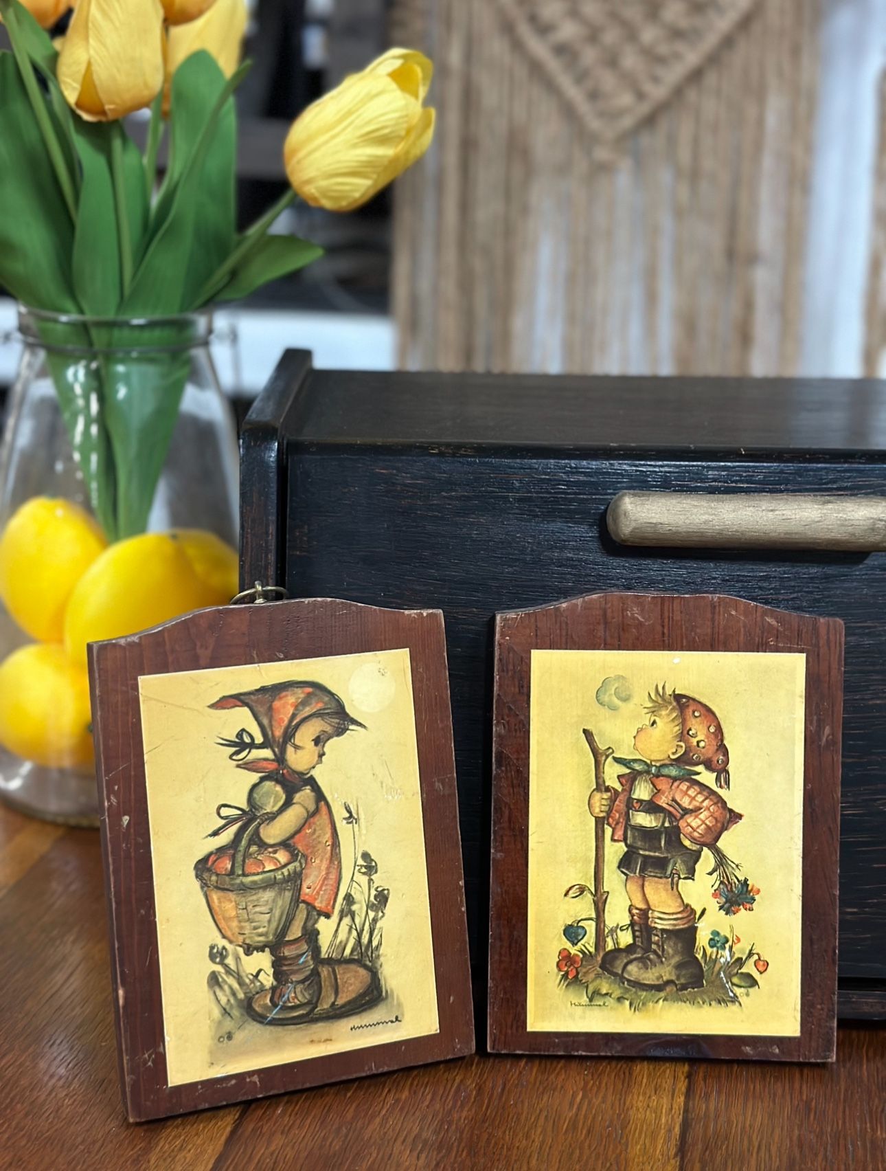 Vintage Hummel Wood Plaques