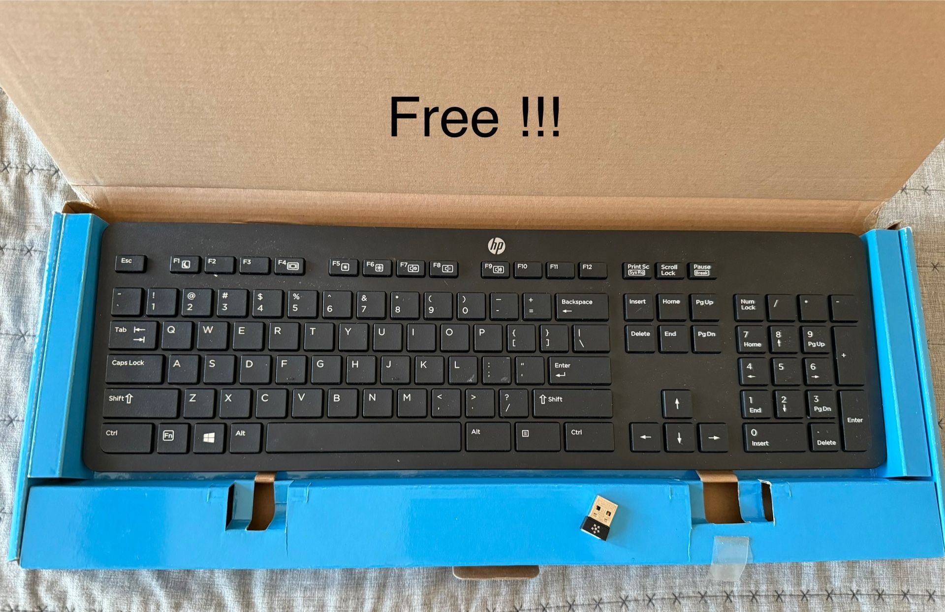 Free Hp Wireless Keyboard 400