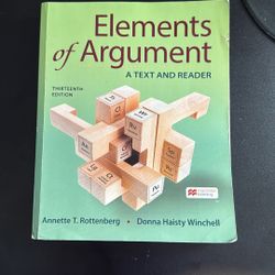 Elements Of Argument 