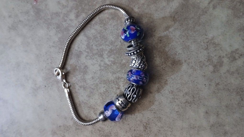 925 Silver Charm Bracelet