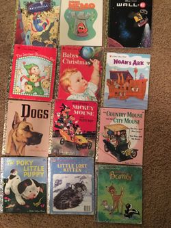 Lot of 12 little golden books
