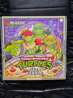 Magic The Gathering Teenage Mutant Ninja Turtles TMNT Pizza Bundle! Brand New Sealed!