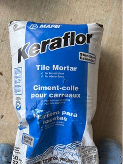 Tile mortar - unopened bag 50lbs