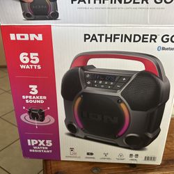 Ion Pathfinder Go Speaker - Bluetooth /wireless 