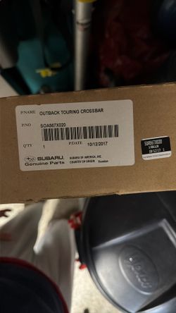 Original Subaru Parts Outback Touring Crossbar