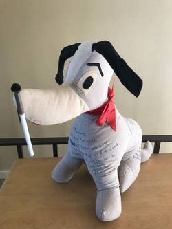 Vintage 1967 MCM Autograph Hound Dog