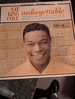 Nat King Cole Unforgettable Vinyl LP