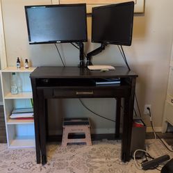 Desk with Monitors