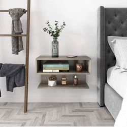 Floating Wood Wall Mount End Tables/Nightstands ($60 Each)
