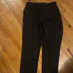 Black straight leg dress pants size 8 