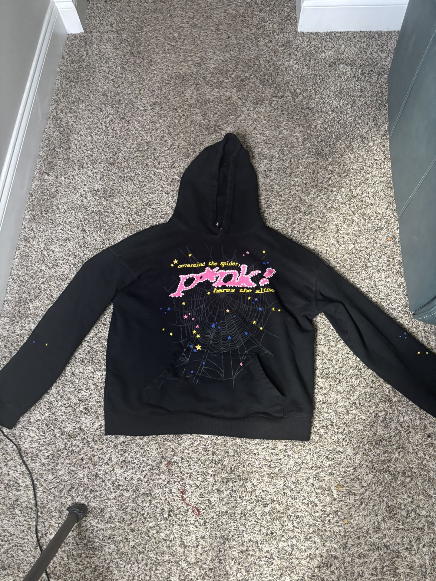 Sp5der Pink Hoodie