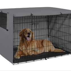 Dog Crate Cover Durable Polyester Pet Kennel Cover Universal Fit for Wire Dog Crate