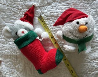 Set Of 2 Cute Christmas Decorations