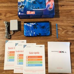 Nintendo 3DS XL Console Pokemon X and Y Limited Edition In Box