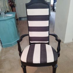 STANLEY FURNITURE Italian Provincial Cane Back Fruitwood Dining Arm Chair