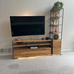 Living Room TV Shelving 2 Piece Set 