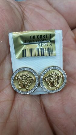 10k Gold Earrings .16 ct Diamonds