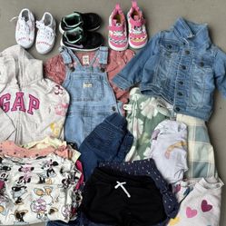 2t Girls Bundle Size 7shoes 