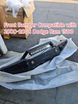 Front Bumper Compatible with 2000-2008 Dodge Ram 1500