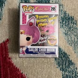 Signed sailor Chibi Moon Funko Pop 