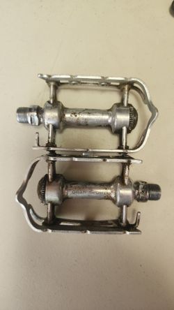 Vintage Campagnolo Gran Sport pedals and shifters