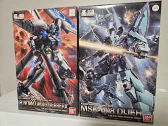 GUNDAM Gerbera & Dijeh RE/100 Master Grade GUNPLA Model Kits BANDAI action figures TOYS