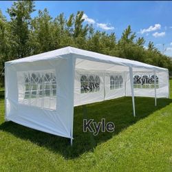 10'x30' White Gazebo Party Tent Canopy  Wedding Party Pavilion Tent  Canopy  Carpa 10x30 FOR SALE!