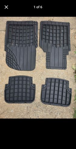 Set of 4 weathertech AVM HD rubber vehicle floor mats heavy duty
