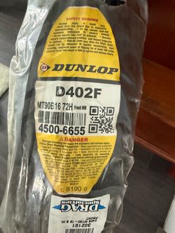 Dunlop D402F Motorcycle Tires Front and Rear