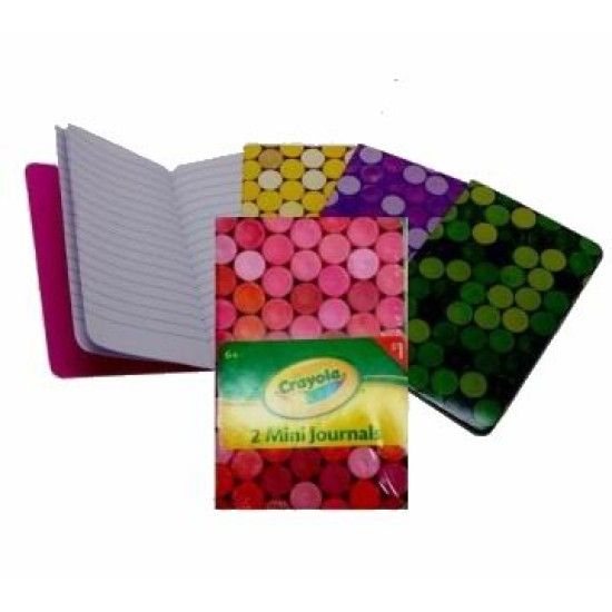Lot of 72 2-Packs of Crayola Mini Journals by Hallmark (144 Notebooks!)