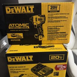 DEWALT 20V Max Cordless Compact Driver + 2 Batteries (6Ah & 4Ah) w/ Charger