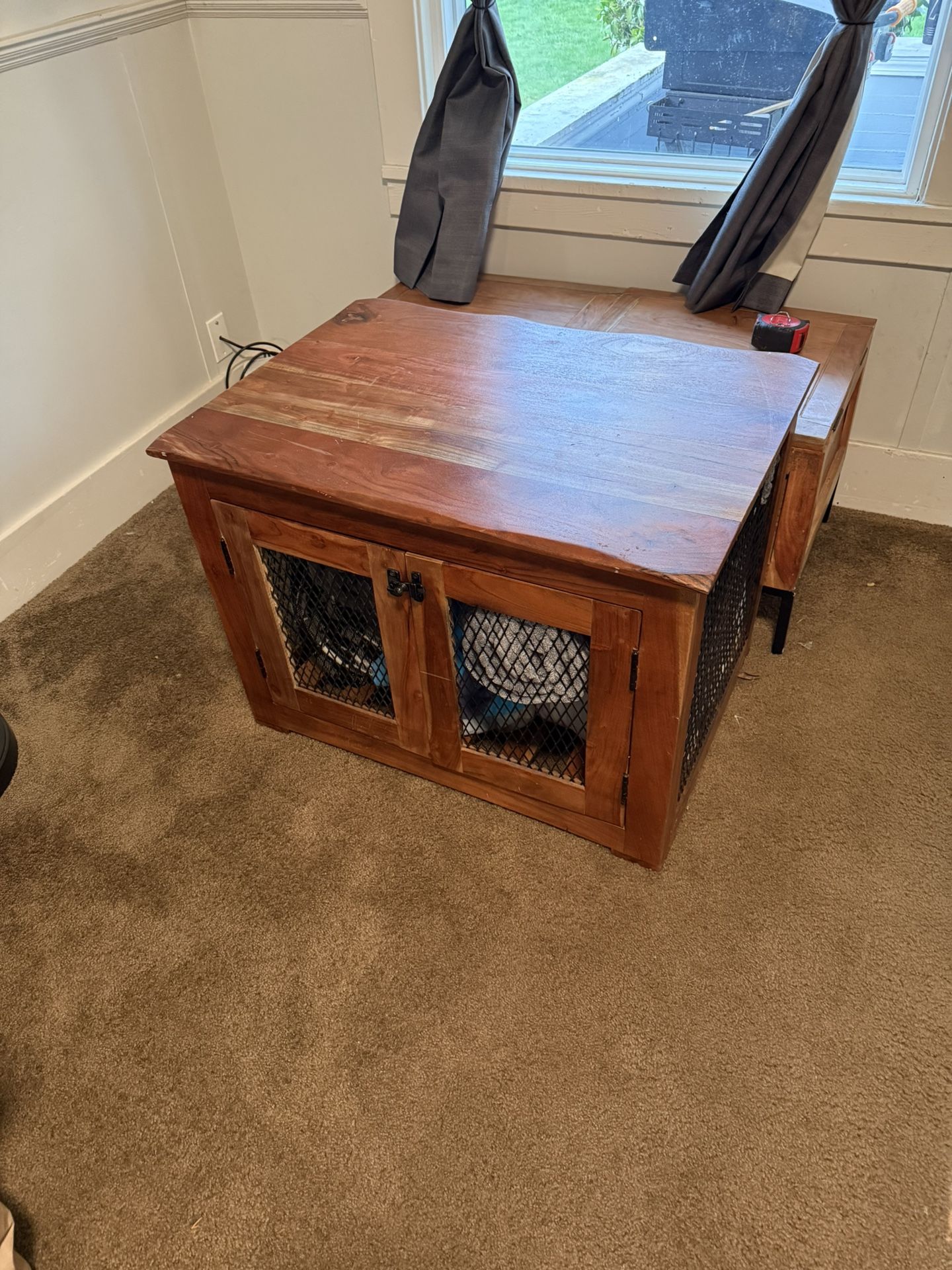 Wooden Dog Crate