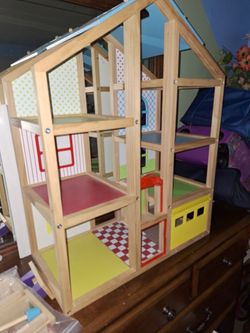 Plan Toys Dollhouse  and  furniture
