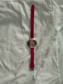 D&G Pink Silicone Strap Watch